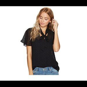 Sheer Polka Dot Blouse - Dakota/Steve Madden